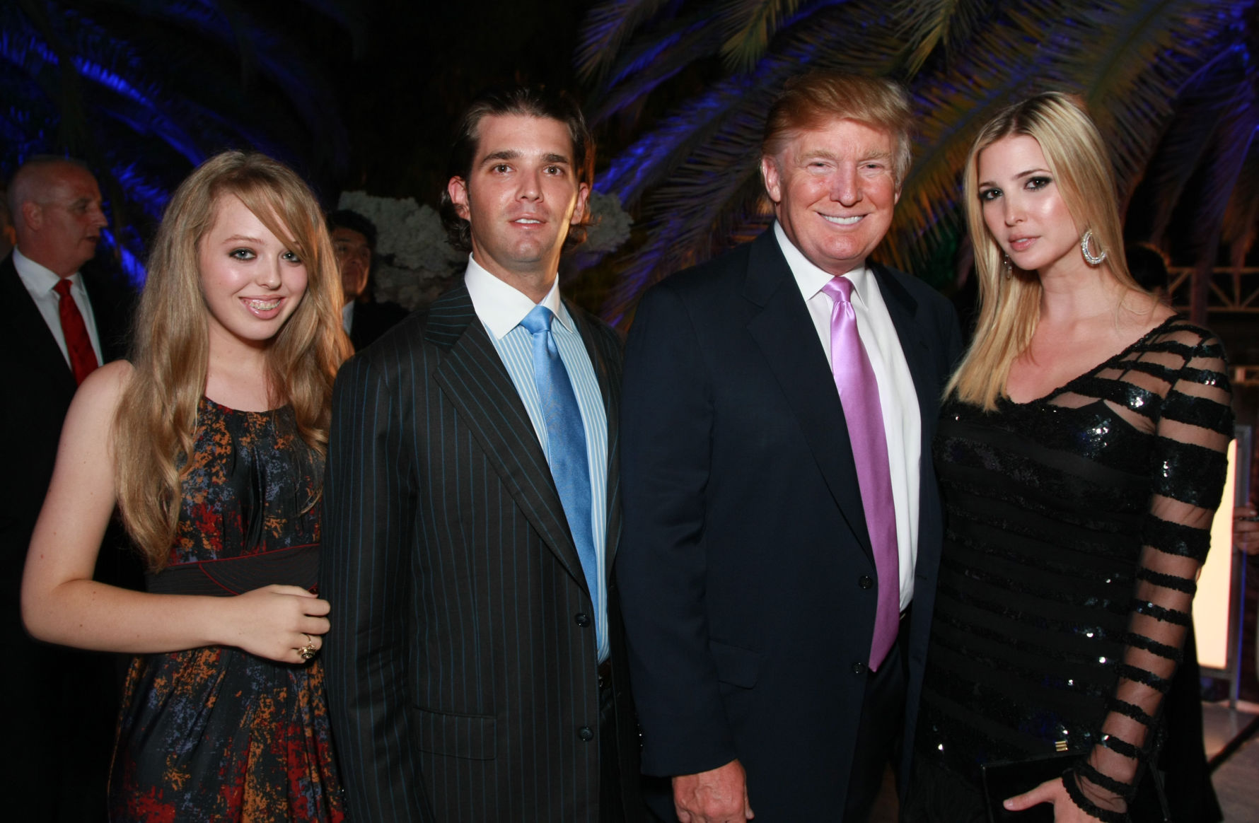 2008: Tiffany, Donald Jr., Donald and Ivanka Trump